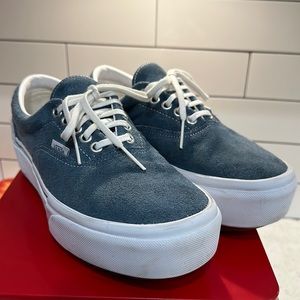 Vans Era Stacked platform shoes size 8